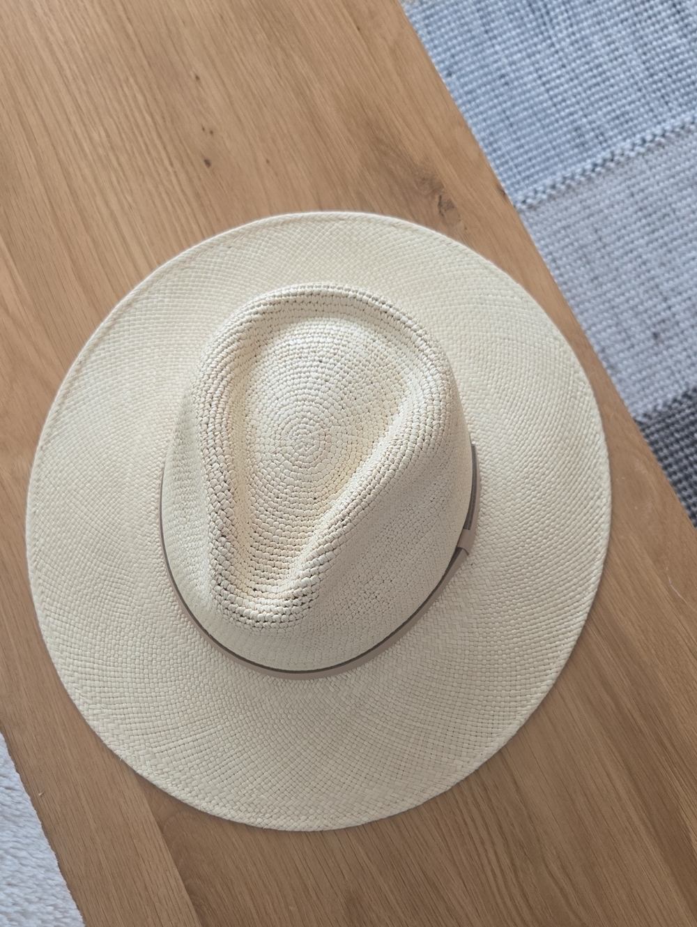 Quince Panama Straw Hat, Natural, Small, Sold Out! Modern Beach Chic - Picture 2 of 8